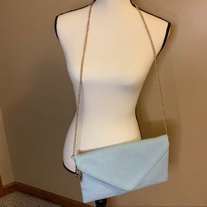 Light blue envelope purse